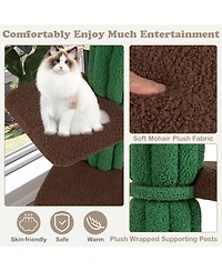 Cozito Cat Tree Multi-Level with Condo and Anti-Tipping Device