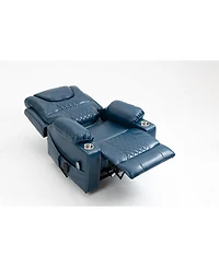 Clihome Lounge chair lift chair relax sofa chair sitting room furniture sitting room power supply elderly electric lounge chair (180 degree lying flat