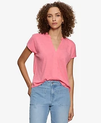Sanctuary Women's Notched Muscle T-Shirt