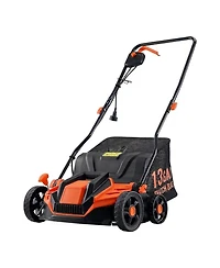 Sugift 2-in-1 Electric Dethatcher and Scarifier, 13-Inch, 13 Amp Corded Lawn Tool