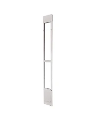 Cozito Dog Door for Sliding Glass 91-96 in Medium Flap Aluminum