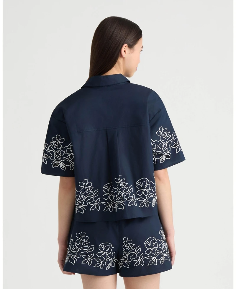 Nvlt Women's Embroidery Shirt