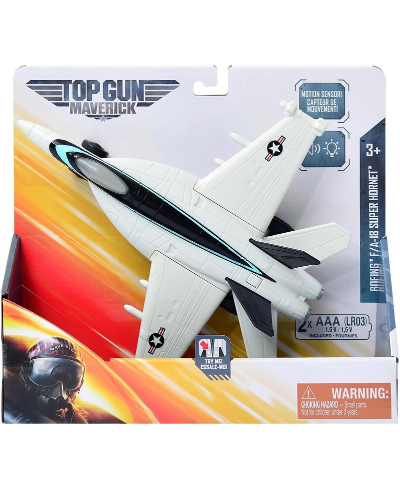 Legend Toys Topgun F/A-18 10" Motion Sensor Lights and Sounds Plane