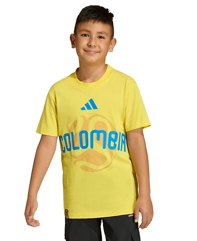 adidas Boys' 8-20 Fifa World Cup 2026 Colombia Short-Sleeve T-Shirt