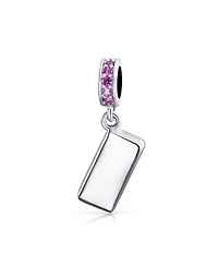 Bling Jewelry Cell Mobile Smart Phone Dangle Charm Bead Enamel Sterling Silver Fits Bracelet
