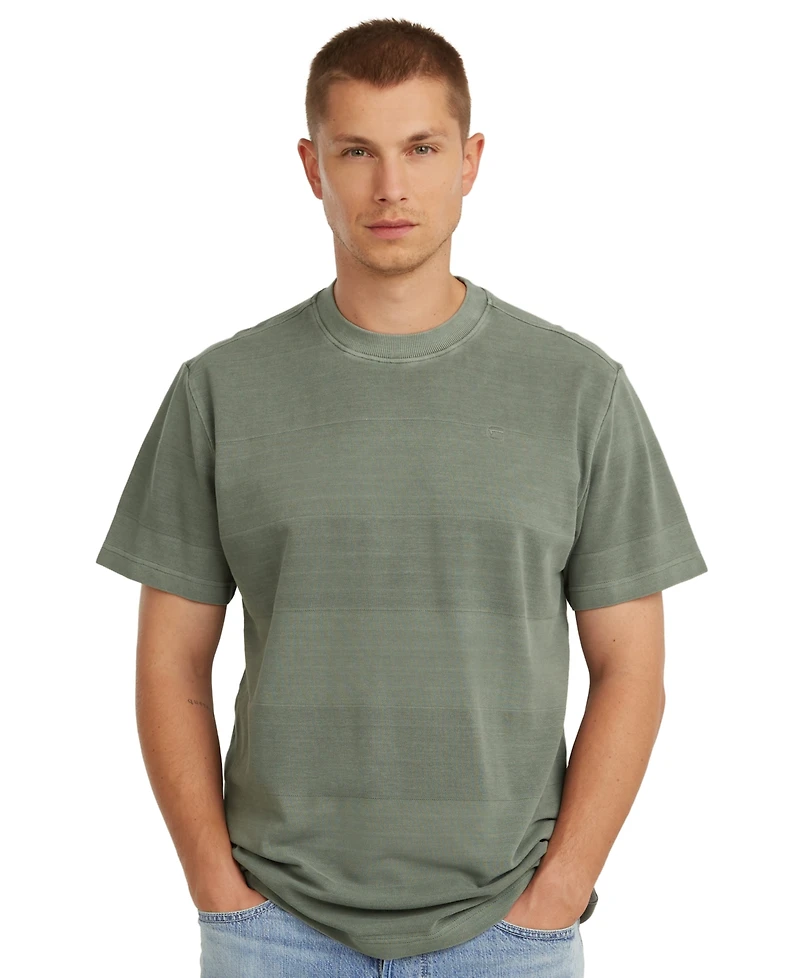 G-Star Raw Men's Washed Jacquard T-Shirt