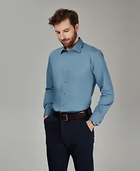 Alfani Men's Regular Fit Solid Dress Shirt, Macy's Exclusive