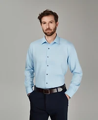 Alfani Men's Regular Fit Solid Dress Shirt, Macy's Exclusive