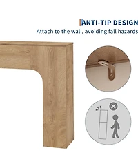 gaomon Long Console Table for Entryway,Slim Narrow Entrance Tables Farmhouse Wood Sofa Table Behind Couch for Entrance