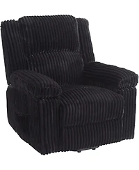 gaomon Corduroy Recliner Chair, Manual Recliner Sofa with Handle, Pillow Top Arms, Thick Padding, Side Pocket