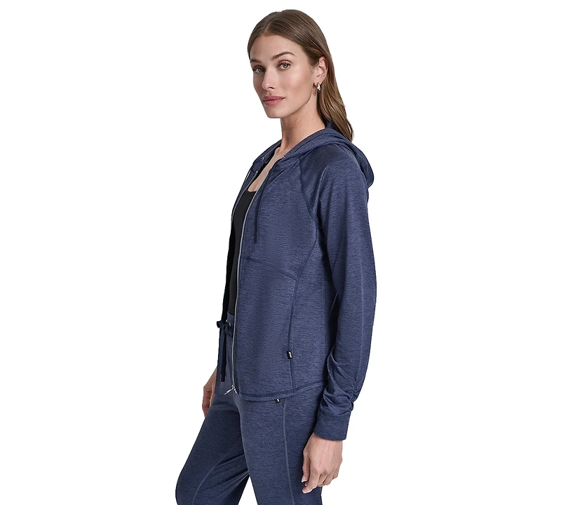 Dkny Women's Full-Zip Long-Sleeve Hoodie