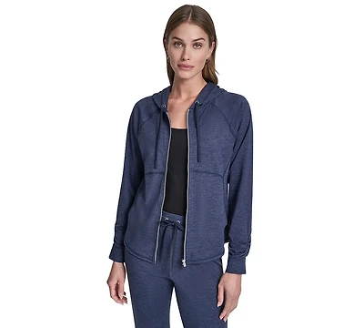 Dkny Women's Full-Zip Long-Sleeve Hoodie