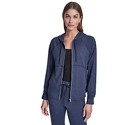 Dkny Women's Full-Zip Long-Sleeve Hoodie