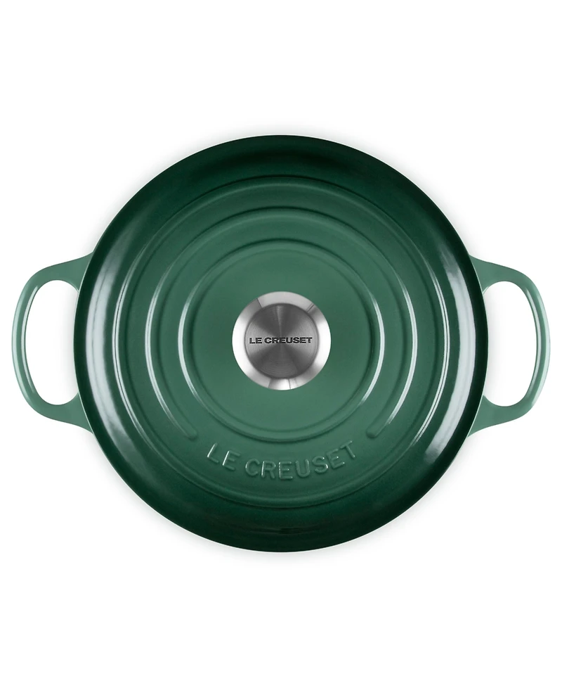 Le Creuset Enameled Cast Iron 3.5 Quart Signature Wide Round Oven