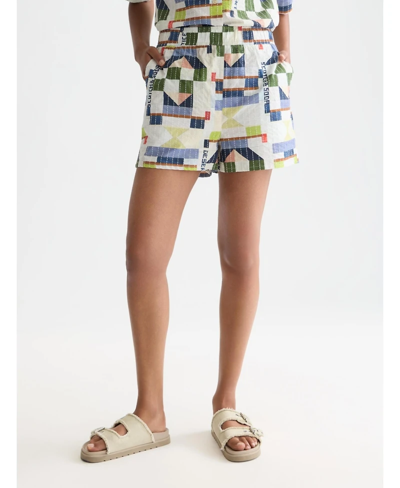 Scotch & Soda Women's and Printed Stitch-Embroidered Shorts