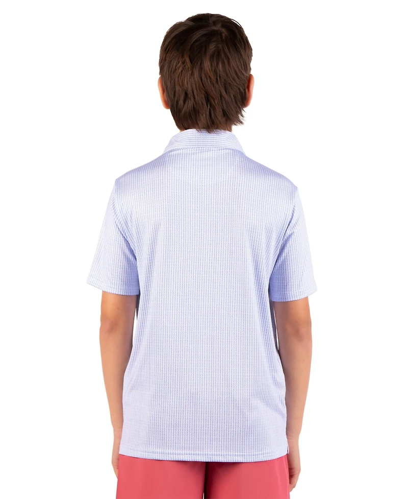 Tailorbyrd Boys Multi Dots Printed Performance Polo