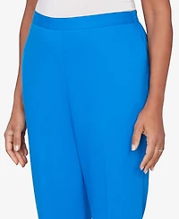 Alfred Dunner Petite Lady Liberty Heat-Set Side-Seam Pocket Capri Pants