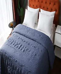 St. James Home Crinkled Down Alternative Blanket