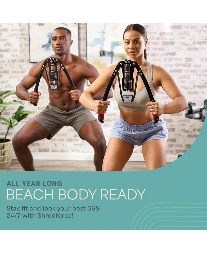 Lifepro Hydraulic Chest Expander & Arm Twister - Adjustable Power Twister Arm Exerciser, Resistance, Home Gym Upper Body Trainer