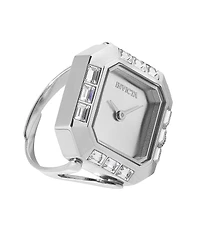 Invicta Women's Mini Quartz 2 Hand Dial Ring Watch