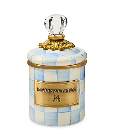 MacKenzie-Childs Check 14 oz. Mini Canister