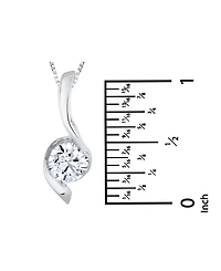 Macy's Certified Lab Grown Diamond Pendant Necklace (2 ct. t.w.) 14k White Gold (Also Available Yellow Gold)