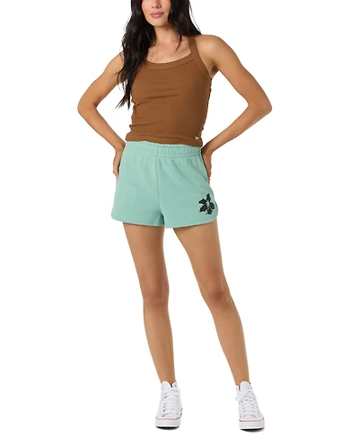 O'Neill Women's Tropic Melt Scallop Relaxed-Fit Shorts