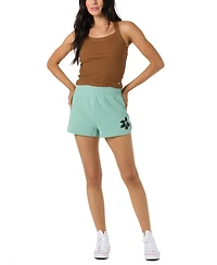 O'Neill Women's Tropic Melt Scallop Relaxed-Fit Shorts