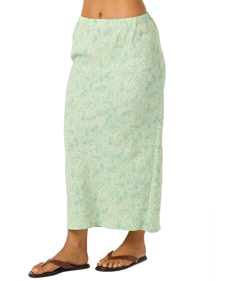 O'Neill Women's Kavali Paisley Print Midi Skirt
