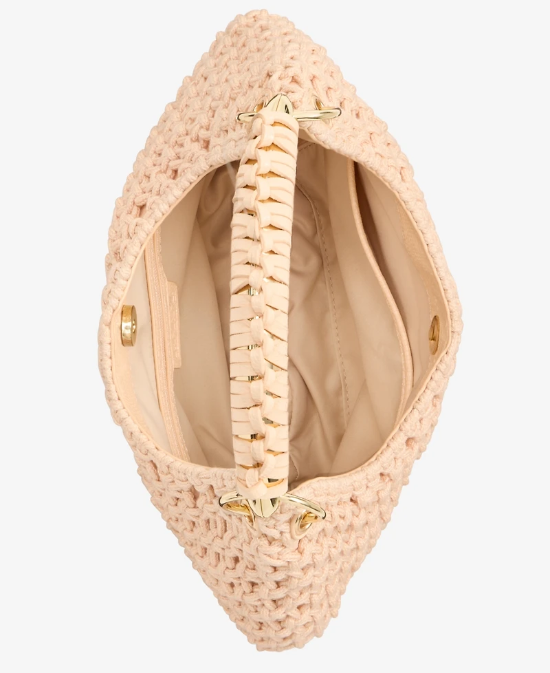 I.n.c. International Concepts Eedenn Crochet Hobo Handbag with Small Wallet, Macy's Exclusive