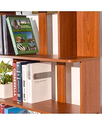 Streamdale Furniture 31.5"x64.56" 5-Tier Open Bookshelf Mdf Display Shelving