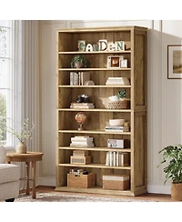 Tribesigns 71" Tall Bookshelves and Bookcases with Adjustable Shelves, 8-Tier Large Open Library Bookcase, FreeStanding Display Storage Shelves