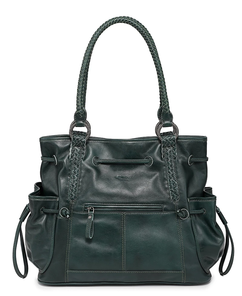 Old Trend Brassia Large Top Handle Tote Handbag