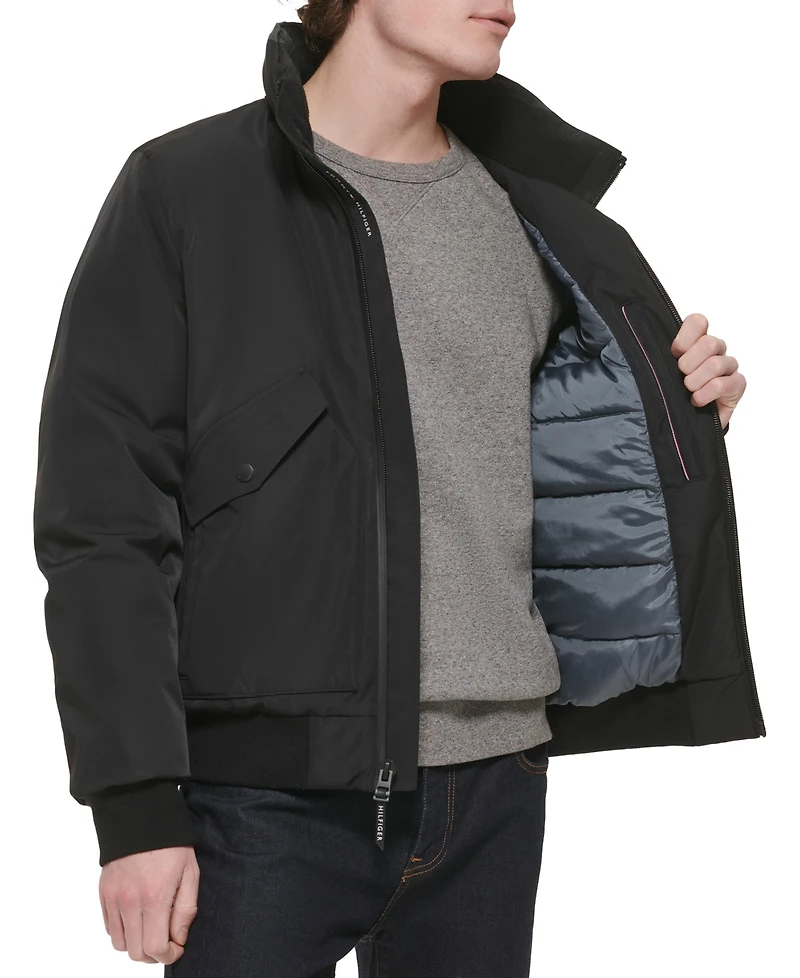 Tommy Hilfiger Men's Flex Performance Zip-Front Bomber Jacket