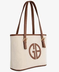 Giani Bernini Linen Logo Tulip Tote, Macy's Exclusive
