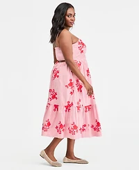 On 34th Trendy Plus Embroidered Midi Dress, Macy's Exclusive
