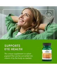 Swanson BetaCarotene Vitamin A Supplement Promoting Immune Health, Eye and Skin Health Natural Wellness Formula (250 Softgels, 3000mcg Each)