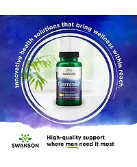 Swanson Maximum Strength Graminex Flower Pollen Extract, Prostate, Urinary Tract and Kidney Health, Mens Health Supplement, 500 mg, 60 Capsules