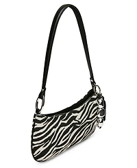 Steve Madden Bsabine Small Pebbled and Tassled Shoulder Handbag