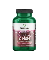 Swanson MiniTabs Glucosamine Chondroitin and Msm for Joint Mobility and Comfort - Supports Cartilage and Tissue Health
