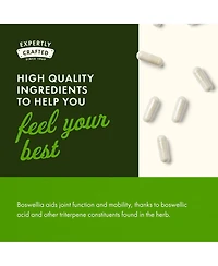 Swanson Double Strength Boswellia, Joint Support and Mobility, Boswellia Serrata Resin, 800 mg per Capsule, Ayurvedic Herb, 60 Capsules