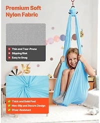 Mecale Aerial Yoga Hammock Swing 300 lbs Nylon for Parent and Child