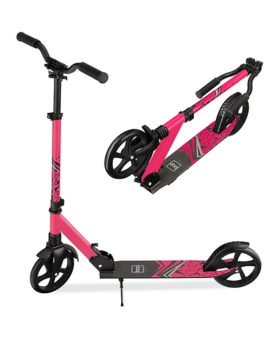 Best Choice Products Kids Height Adjustable Kick Scooter w/ Carrying Strap, Non-Slip Deck, Kickstand