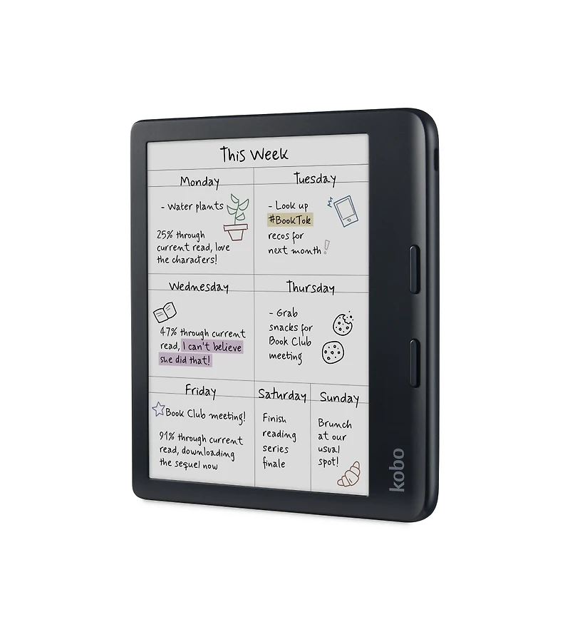 Kobo Libra Colour eReader with Butter SleepCover Case Bundle