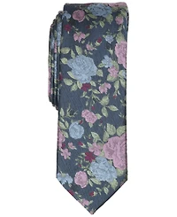 Bar Iii Men's Foster Floral Pattern Skinny Tie, Macy's Exclusive