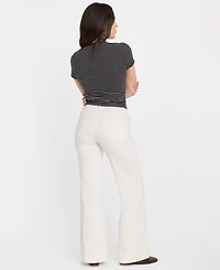 Good American Women's High-Rise Palazzo Jeans