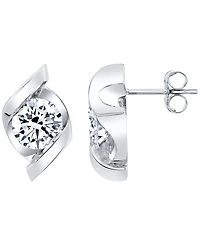 Macy's Certified Lab Grown Diamond Stud Earrings (2 ct. t.w.) 14k White Gold (Also Available Yellow Gold)