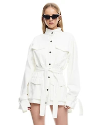 Lioness Women's Sweetness Overshirt Turtle Neck Jacket