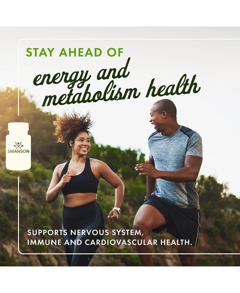 Swanson B50 BComplex HighPotency B Vitamin Complex for Immune, Heart, and Nervous System Support 250 Capsules