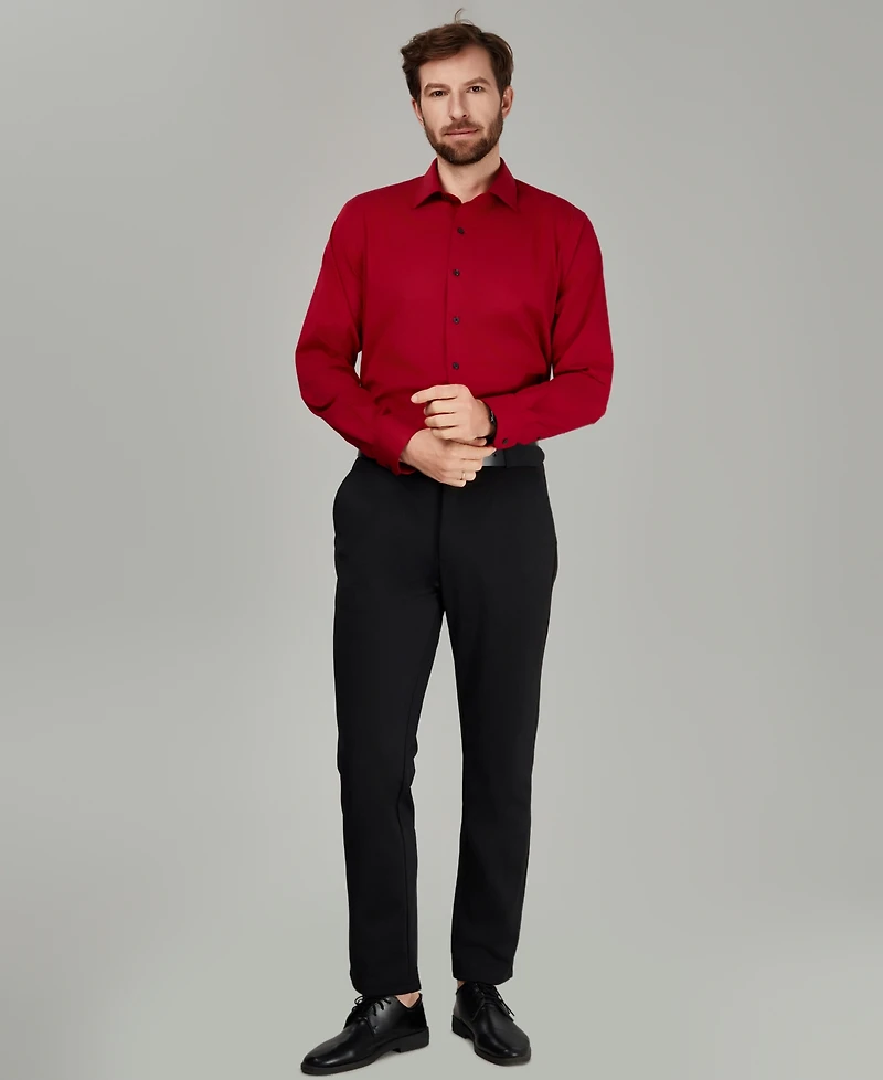 Alfani Men's Regular Fit Solid Dress Shirt, Macy's Exclusive